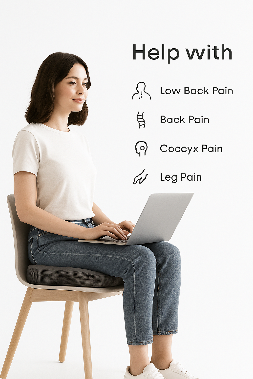 ✨ Lumora™ Memory Foam Cushion